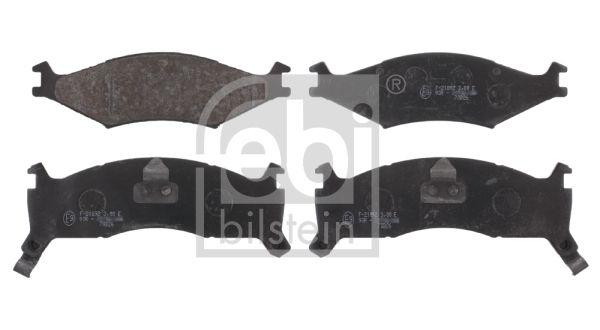 FEBI BILSTEIN Комплект тормозных колодок, дисковый тормоз 16558